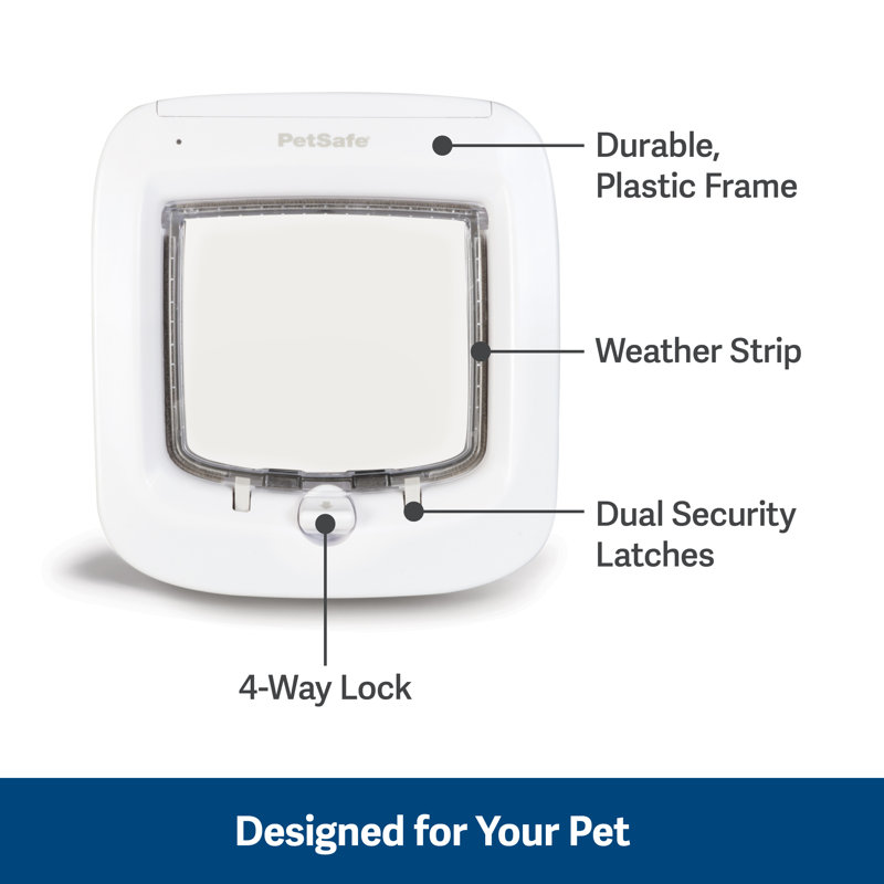 Image showcasing PetSafe® Microchip Cat Flap Door & Reviews | Wayfair